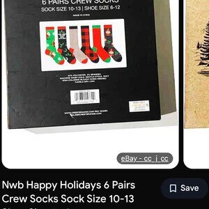 Happy Holiday Socks